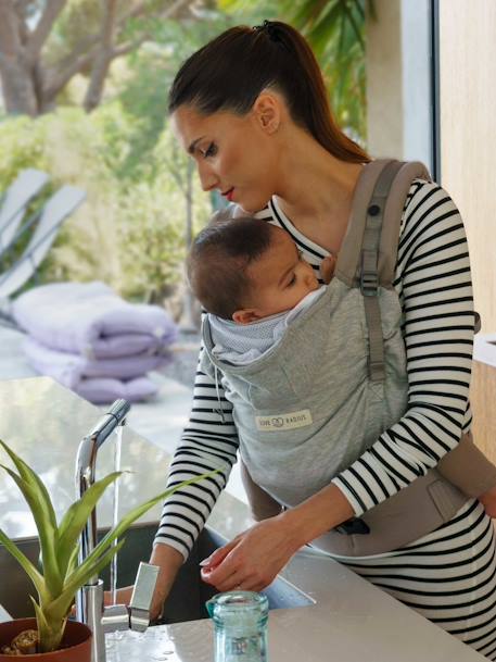 Porte-bébé physiologique HoodieCarrier 2 Black forest+Gris athlétique+Wild camo 12 - vertbaudet enfant 