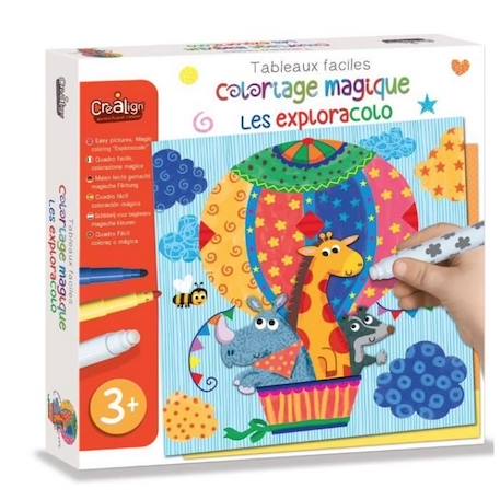 CreaLign' - Coloriage Magique Exploracolo BLANC 1 - vertbaudet enfant 
