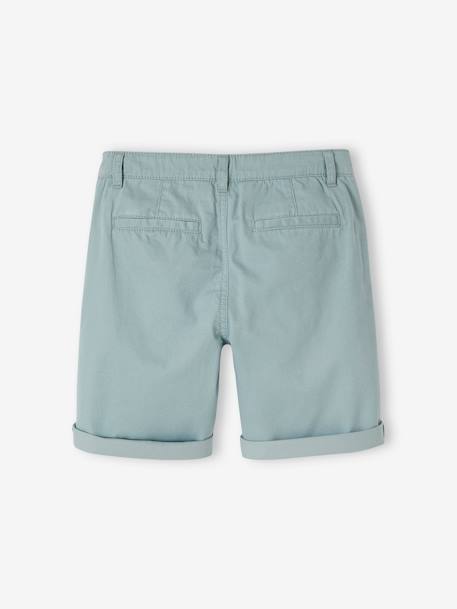 Bermuda chino garçon beige+BLEU+bleu grisé+rouge+sable+vert 18 - vertbaudet enfant 
