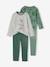 Lot de 2 pyjamas garçon jungle vert 1 - vertbaudet enfant 