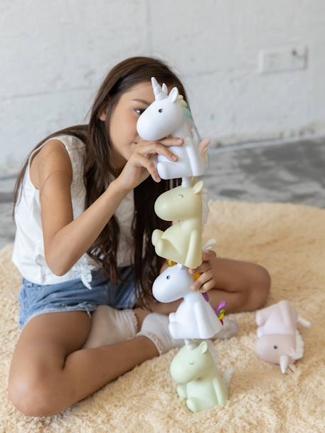 Veilleuse Licorne rechargeable - DHINK KONTIKI blanc 3 - vertbaudet enfant 