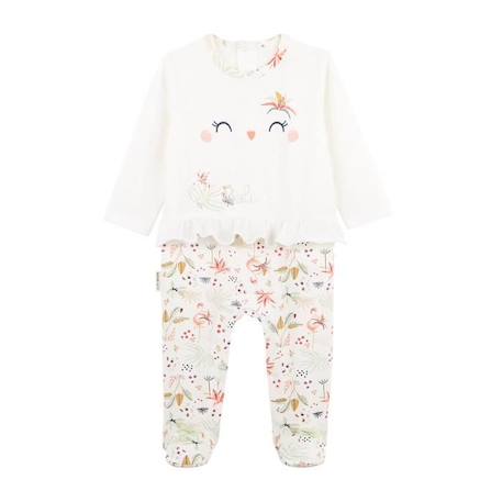 Pyjama bébé Petit Paradis BLANC 1 - vertbaudet enfant 