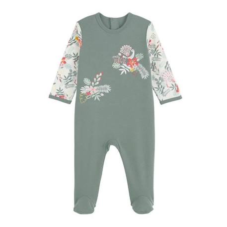 Pyjama bébé Pretty Jungle VERT 1 - vertbaudet enfant 