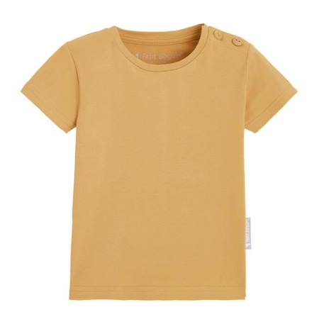 T-shirt manches courtes mixte BEIGE 1 - vertbaudet enfant 