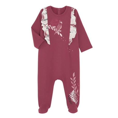 Pyjama bébé en molleton Paraiso ROSE 1 - vertbaudet enfant 