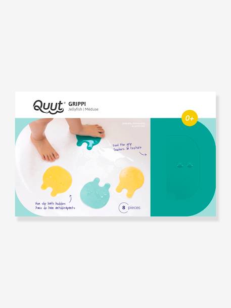 Grippi Méduse - Tapis de Bain - vert 4 - vertbaudet enfant 