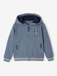 -Sweat garçon zippé à capuche sport 