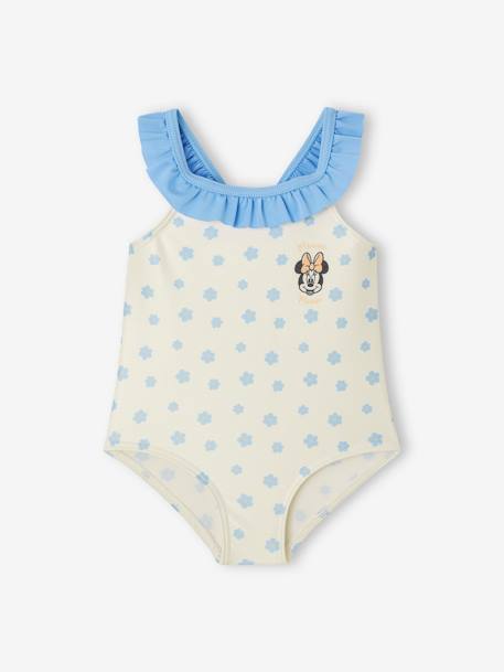 Maillot de bain 1 pièce bébé fille Disney Minnie bleu 1 - vertbaudet enfant 