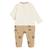 Pyjama bébé en molleton contenant du coton bio Bogota BLANC 2 - vertbaudet enfant 