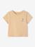 Lot de 2 T-shirts naissance manches courtes en coton biologique beige 2 - vertbaudet enfant 