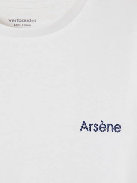 T-shirt garçon uni manches courtes blanc 4 - vertbaudet enfant 