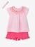 Ensemble blouse, short et bandeau bébé rose 3 - vertbaudet enfant 