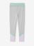 Legging sport à bandes fille matière technique gris chiné 2 - vertbaudet enfant 