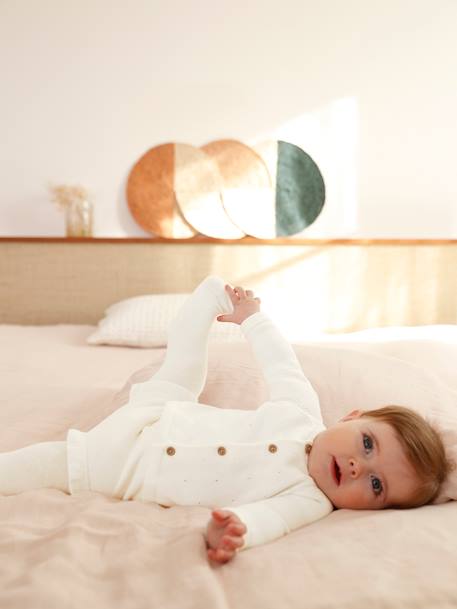 Ensemble 3 pièces en tricot : cardigan, bloomer et collants naissance  - vertbaudet enfant