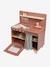 Cuisine en bois FSC® équipée avec rideau framboise+multicolore 5 - vertbaudet enfant 