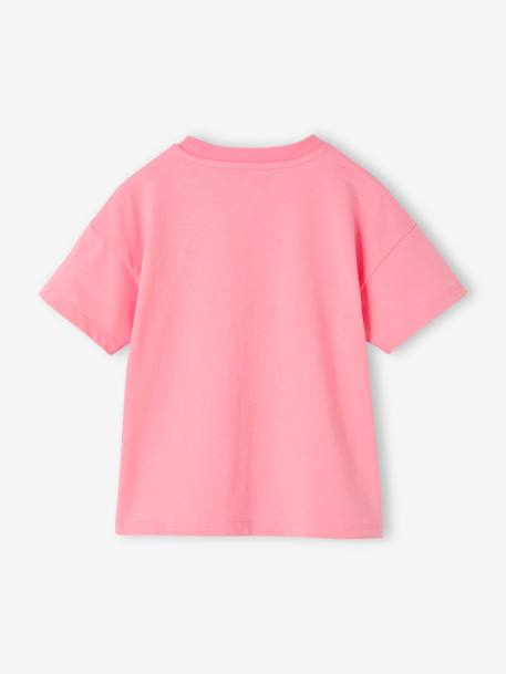 Tee-shirt fille Barbie rose bonbon 2 - vertbaudet enfant 