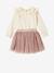Ensemble bébé fille T-shirt à collerette jupon tulle écru 1 - vertbaudet enfant 