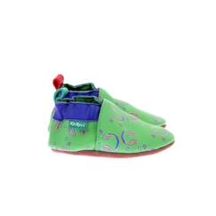 Chaussures-Chaussures garçon 23-38-KICKERS Chaussons Kickbaby Music vert