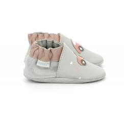 Chaussures-Chaussures fille 23-38-ROBEEZ Chaussons Welcomehome gris