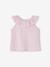 T-shirt sans manches à volant en broderie anglaise bébé lilas 1 - vertbaudet enfant 