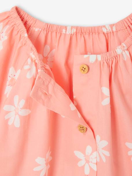 Blouse fleurie bébé pêche 3 - vertbaudet enfant 