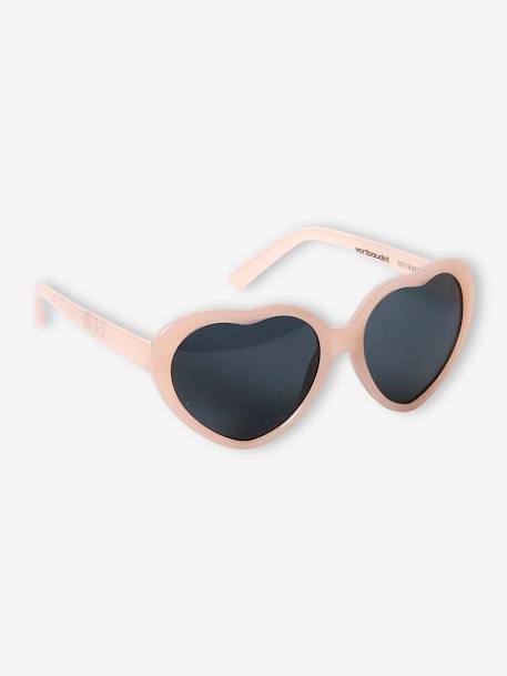 Lunettes de soleil forme coeurs fille noisette+rose 4 - vertbaudet enfant 