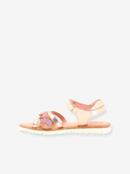 Sandales cuir enfant Betty 694792-30-13 rose 3 - vertbaudet enfant 
