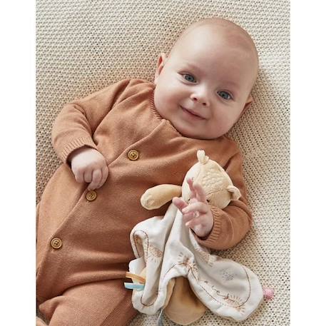 Combinaison en tricot fin MARRON 2 - vertbaudet enfant 