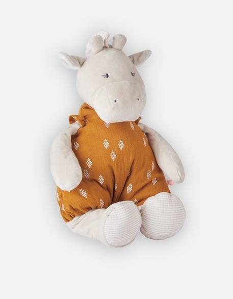 Peluche Tiga en Veloudoux® 40 cm - NOUKIE'S - Girafe - Bébé - Beige - Intérieur BEIGE 1 - vertbaudet enfant 