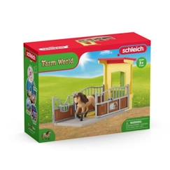 Box avec Poney Icelandais - Extension Ferme Educative, Coffret schleich avec 1 box et 1 figurine poney, pour enfants dès 3 ans -  - vertbaudet enfant