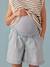 Short grossesse en jean effet paperbag ENVIE DE FRAISE denim bleached+stone 4 - vertbaudet enfant 