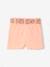 Short bébé fille en gaze de coton ceinture imprimée abricot+écru+rose bonbon 2 - vertbaudet enfant 