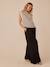 Pantalon de grossesse fluide style palazzo noir+sable 2 - vertbaudet enfant 
