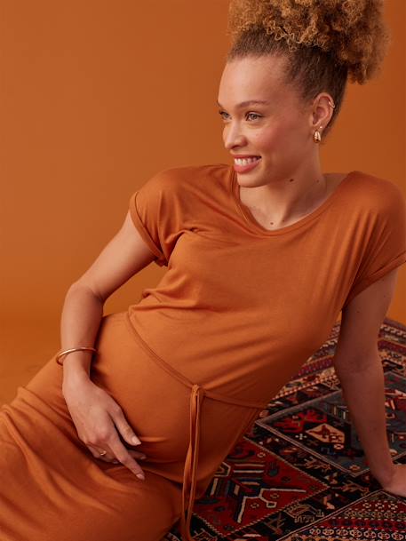 Robe longue grossesse caramel 6 - vertbaudet enfant 