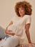 Tee-shirt grossesse bi- matière sable 7 - vertbaudet enfant 