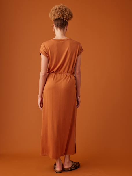 Robe longue grossesse caramel 4 - vertbaudet enfant 