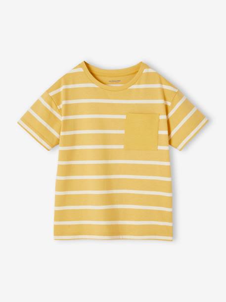 Garçon-Tee-shirt garçon rayé personnalisable