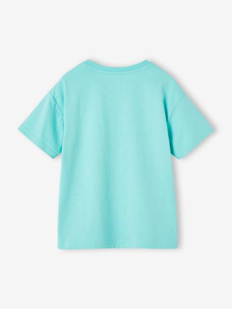 Tee-shirt motif vacances gaçon encre+mandarine+turquoise 9 - vertbaudet enfant 