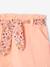 Short bébé fille en gaze de coton ceinture imprimée abricot+écru+rose bonbon 3 - vertbaudet enfant 