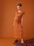 Robe longue grossesse caramel 1 - vertbaudet enfant 