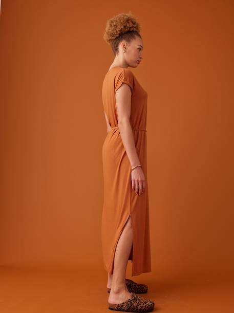 Robe longue grossesse caramel 5 - vertbaudet enfant 