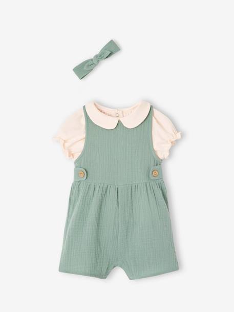 Ensemble 3 pièces bébé personnalisable  - vertbaudet enfant