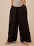 Pantalon de grossesse fluide style palazzo noir+sable 3 - vertbaudet enfant 