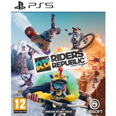 Jeu PS5 - Ubisoft - Riders Republic - Sports Extrêmes - Mode en ligne - PEGI 12+ BLEU 1 - vertbaudet enfant 
