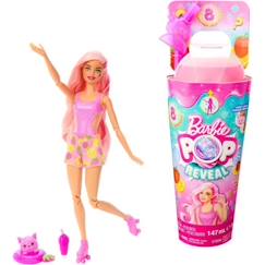 Jouet-Poupons et poupées-Poupons et accessoires-Poupée mannequin Barbie - Barbie Pop Reveal Fraise Sucre - HNW41 - 8 surprises - Multicolore