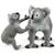 Figurine Maman et Bébé Koala, pour enfants dès 3 ans,  13,6 x 5,8 x 19,2 cm -Schleich 42566 WILD LIFE GRIS 3 - vertbaudet enfant 