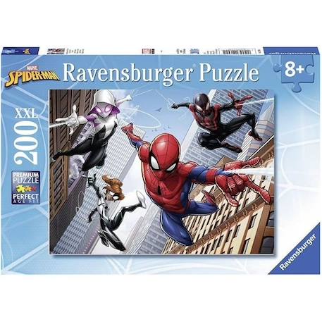 Ravensburger - Puzzle Spider-Man 200 pièces XXL - Les pouvoirs de l'araignée - Enfant 8 ans et plus ROUGE 1 - vertbaudet enfant 