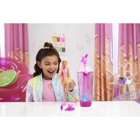 Poupée mannequin Barbie - Barbie Pop Reveal Fraise Sucre - HNW41 - 8 surprises - Multicolore ROSE 3 - vertbaudet enfant 