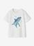 Tee-shirt garçon motif à sequins réversibles blanc+bleu nuit+bleu océan+écru+vert d'eau 1 - vertbaudet enfant 