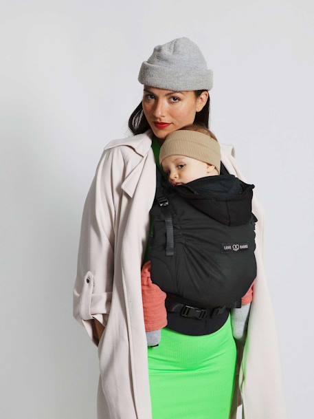 Porte-bébé physiologique HoodieCarrier 2 Black forest+Gris athlétique+Wild camo 3 - vertbaudet enfant 